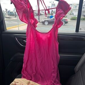 Vibrant Pink Sleeveless Top